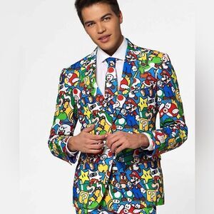 OppoSuits Men's Super Mario